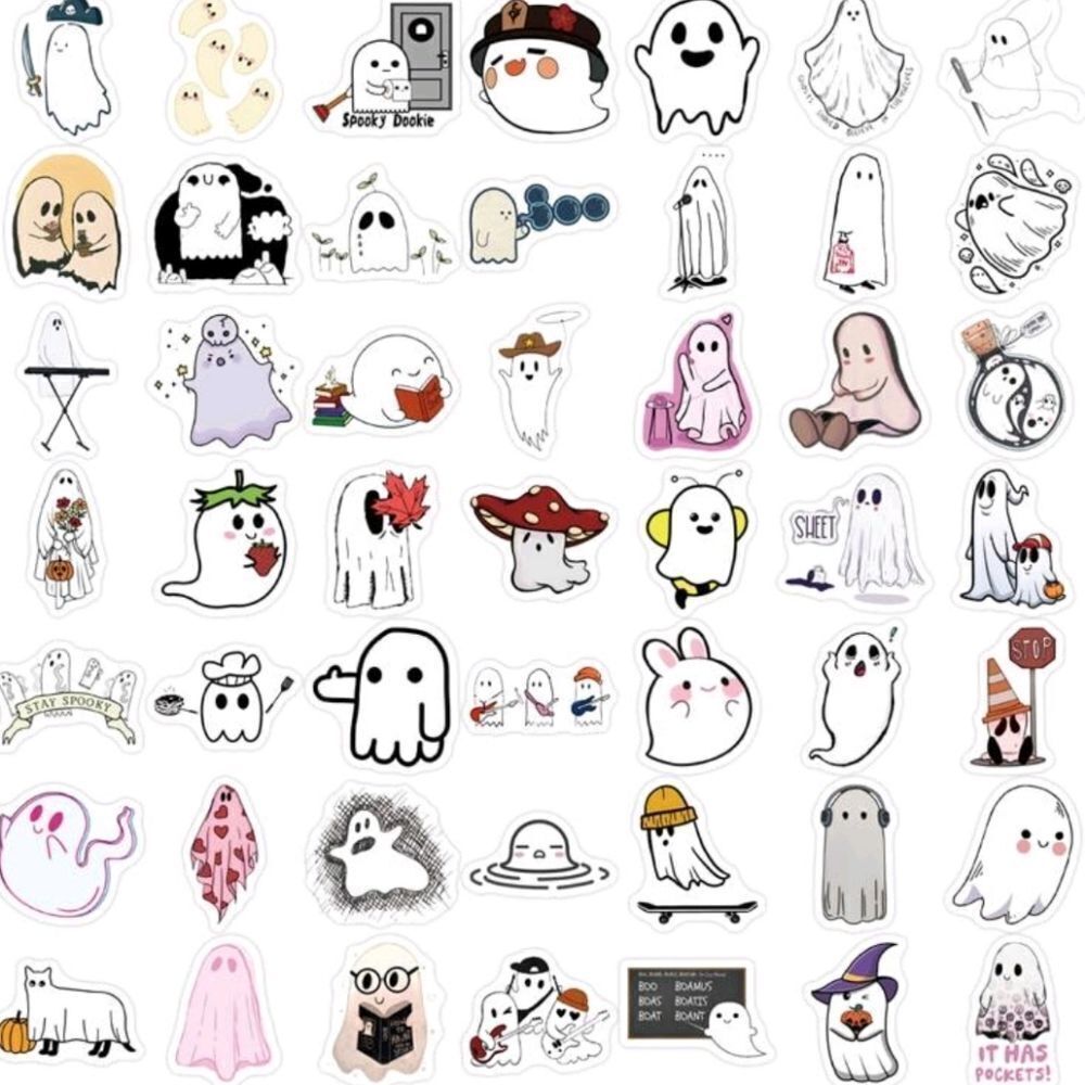Ghost Halloween Assorted Stickers - Picture 5 of 11